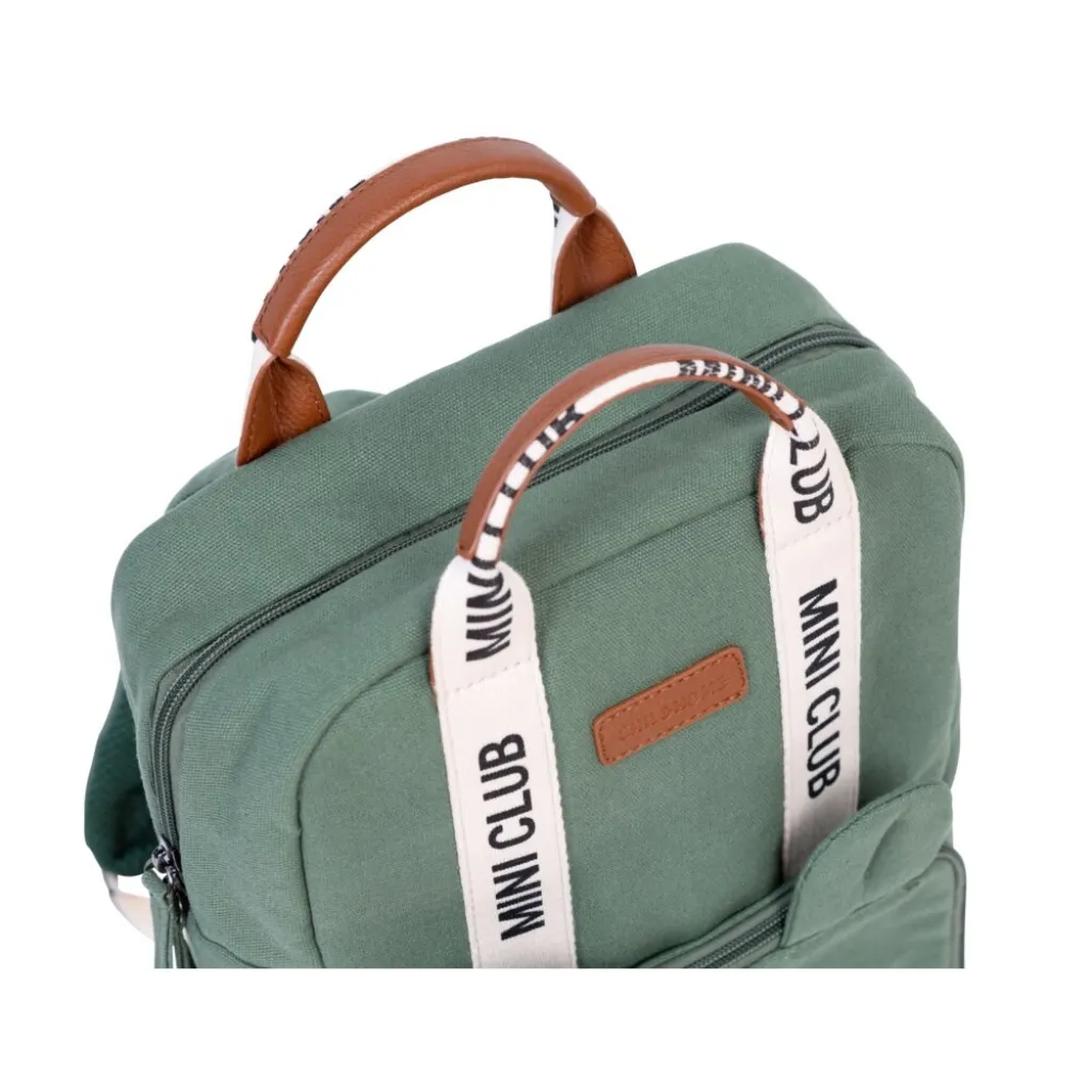 Рюкзак дитячий Childhome Mini Club canvas green, зелений