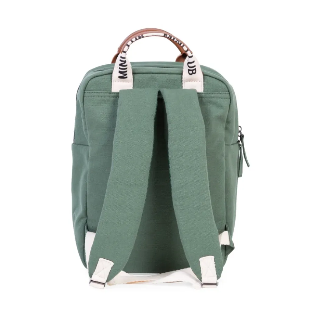 Рюкзак дитячий Childhome Mini Club canvas green, зелений