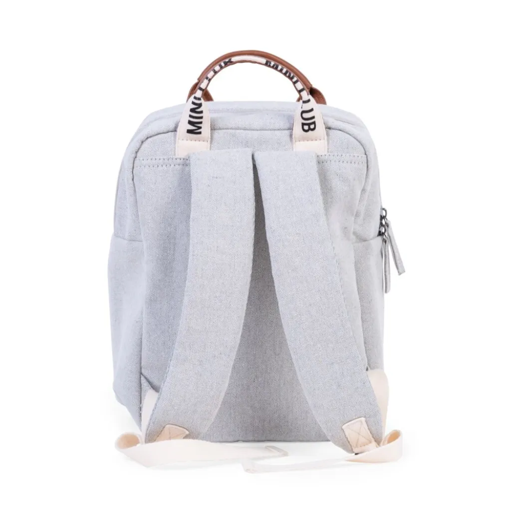 Рюкзак детский Childhome Mini Club canvas off white, белый