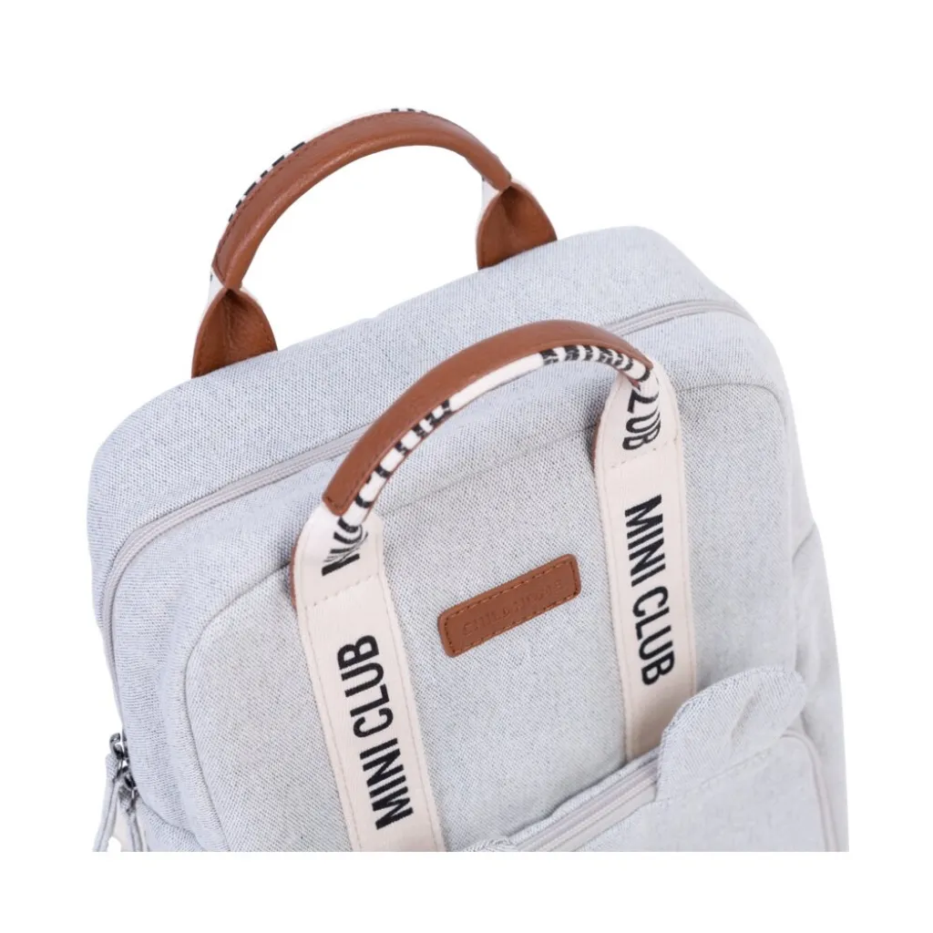 Рюкзак детский Childhome Mini Club canvas off white, белый