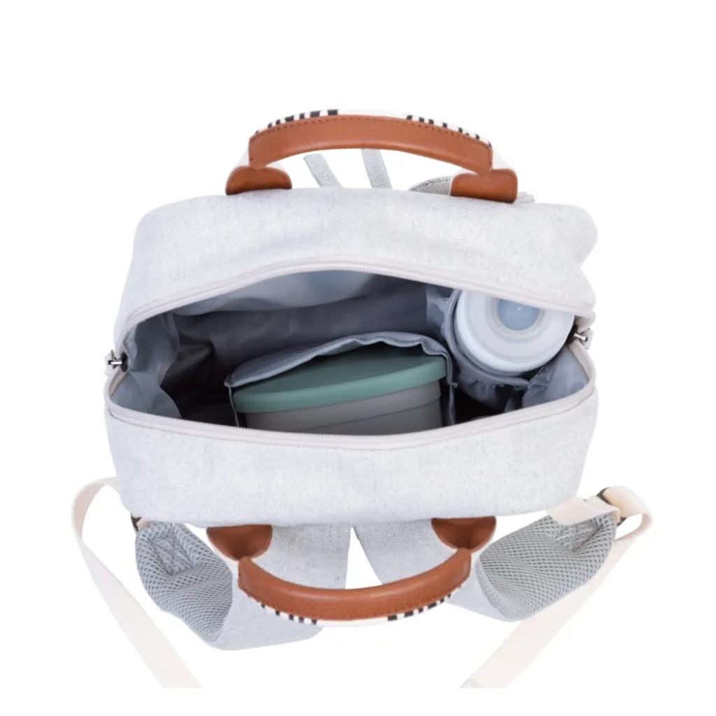 Рюкзак детский Childhome Mini Club canvas off white, белый