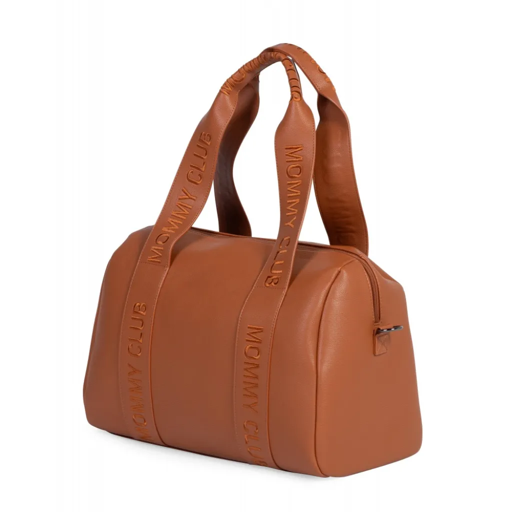 Сумка Childhome Mommy club Signature vegan leather, коричневый Сумка Childhome Mommy club Signature vegan leather, коричневый