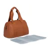 Сумка Childhome Mommy club Signature vegan leather, коричневый - Фото№5