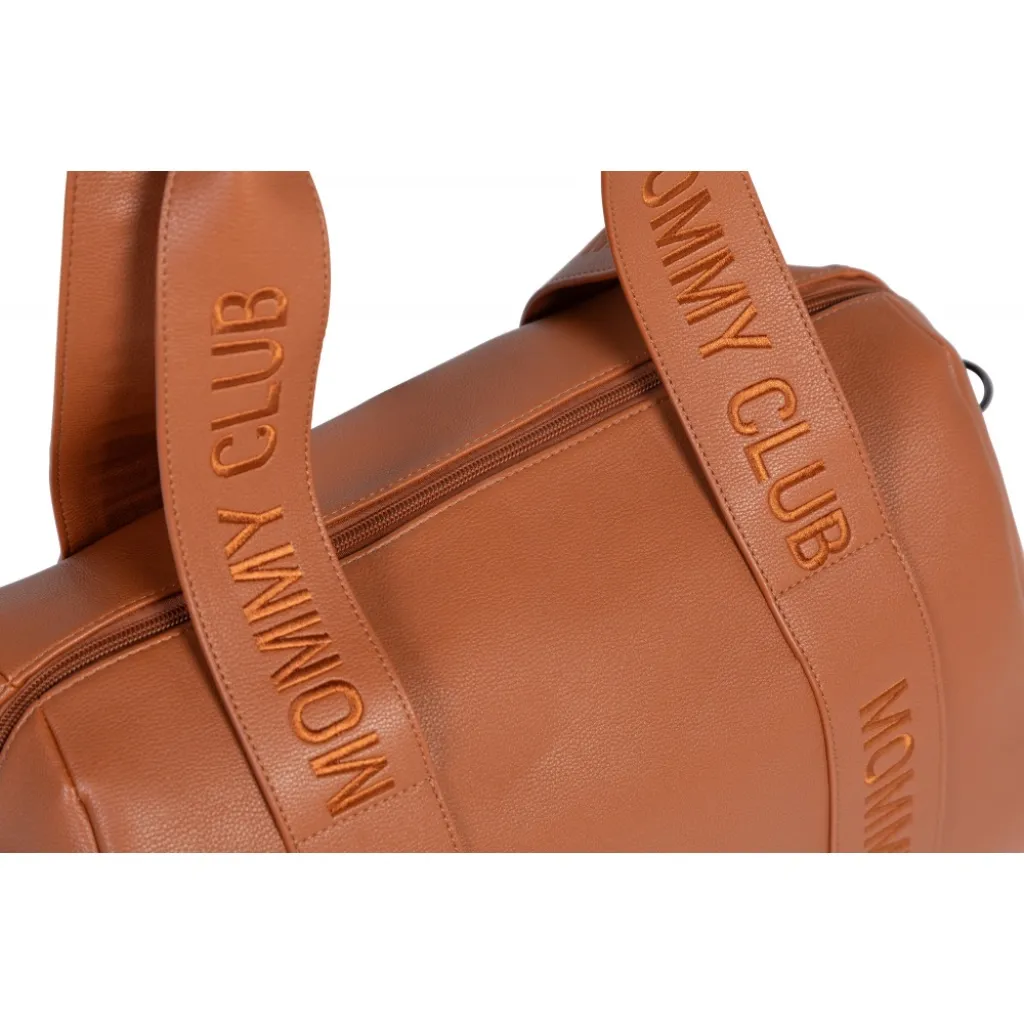 Сумка Childhome Mommy club Signature vegan leather, коричневый Сумка Childhome Mommy club Signature vegan leather, коричневый