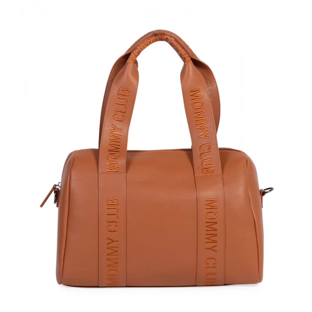 Сумка Childhome Mommy club Signature vegan leather, коричневый Сумка Childhome Mommy club Signature vegan leather, коричневый