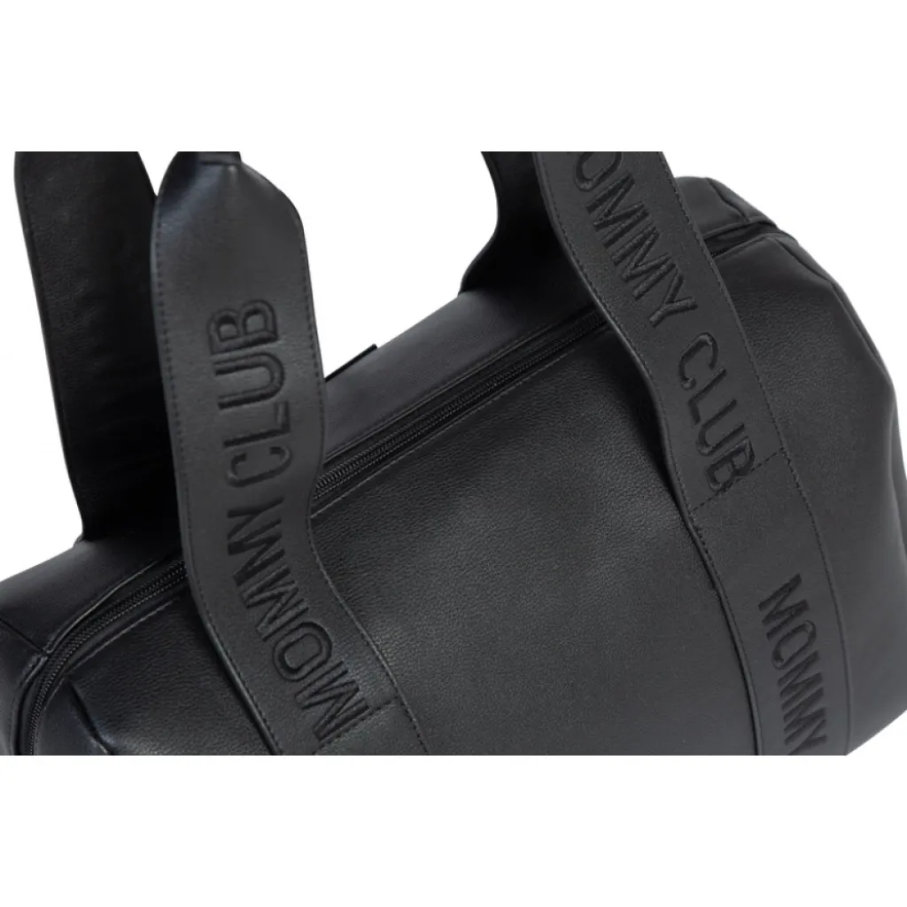 Сумка Childhome Mommy club Signature vegan leather, черный
