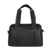 Сумка Childhome Mommy club Signature vegan leather, чорний