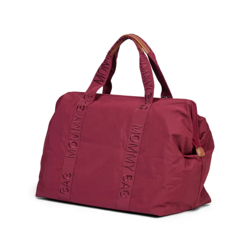 Сумка Childhome Mommy bag Signature, вишневый