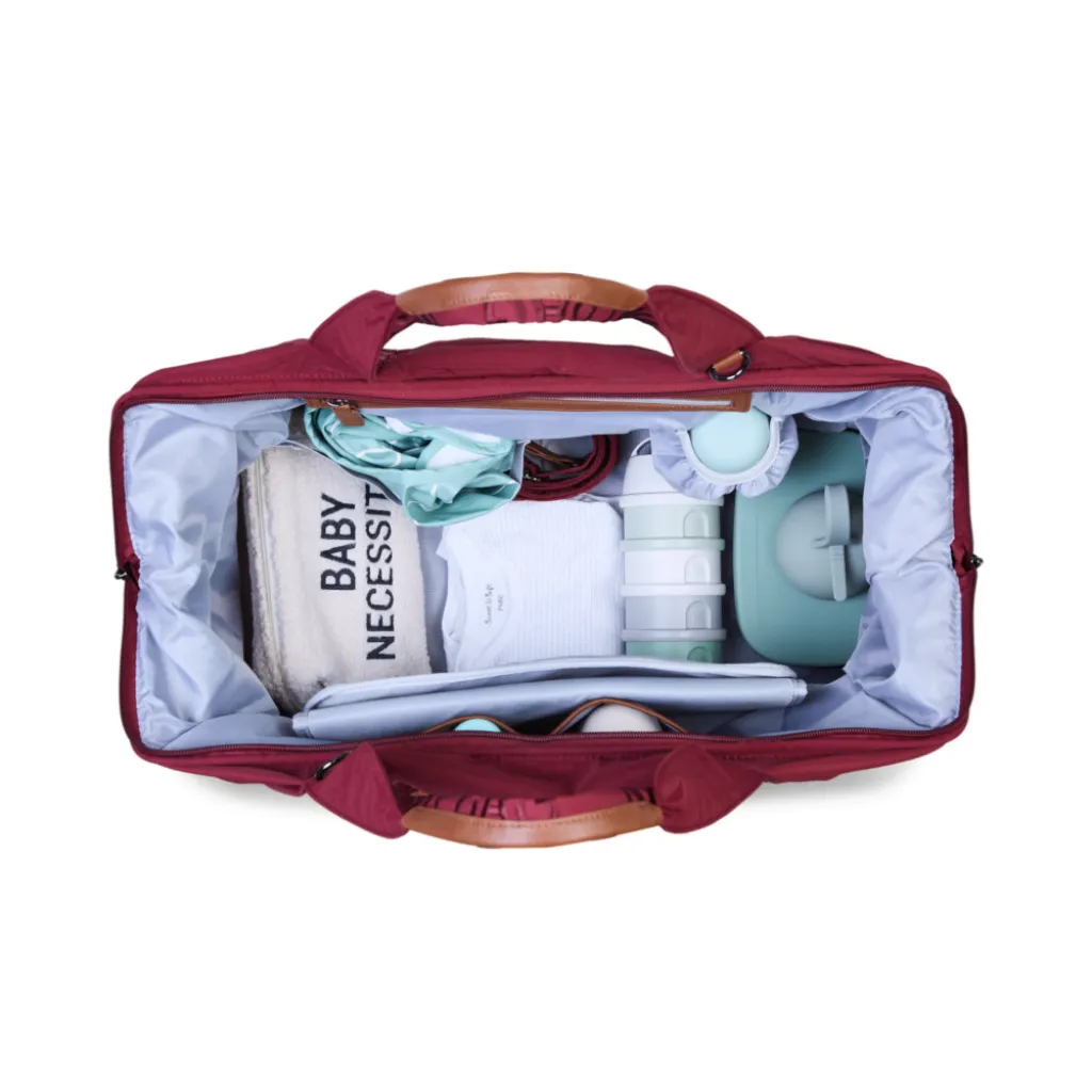 Сумка Childhome Mommy bag Signature, вишневый