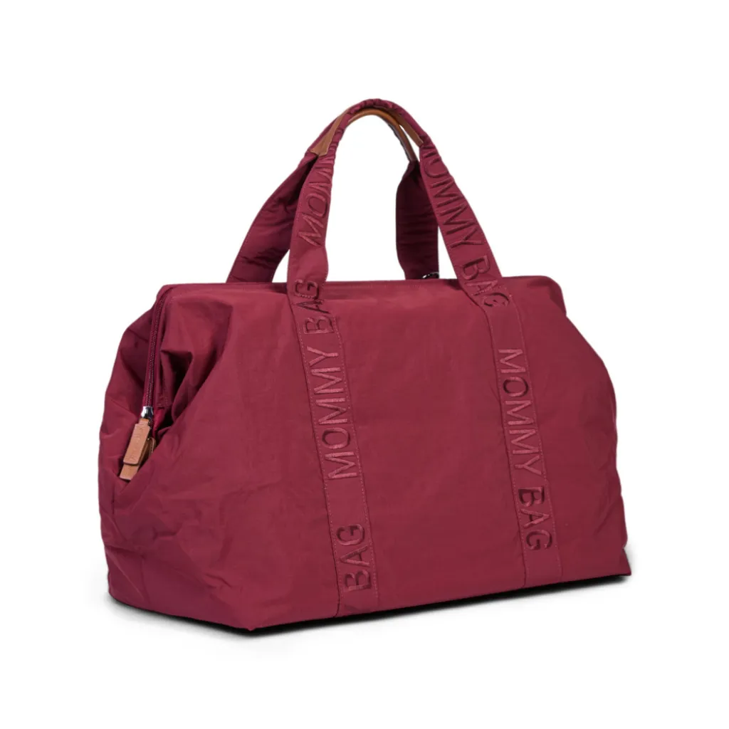 Сумка Childhome Mommy bag Signature, вишневый