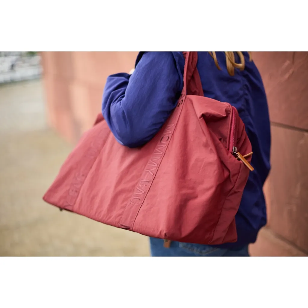 Сумка Childhome Mommy bag Signature, вишневый