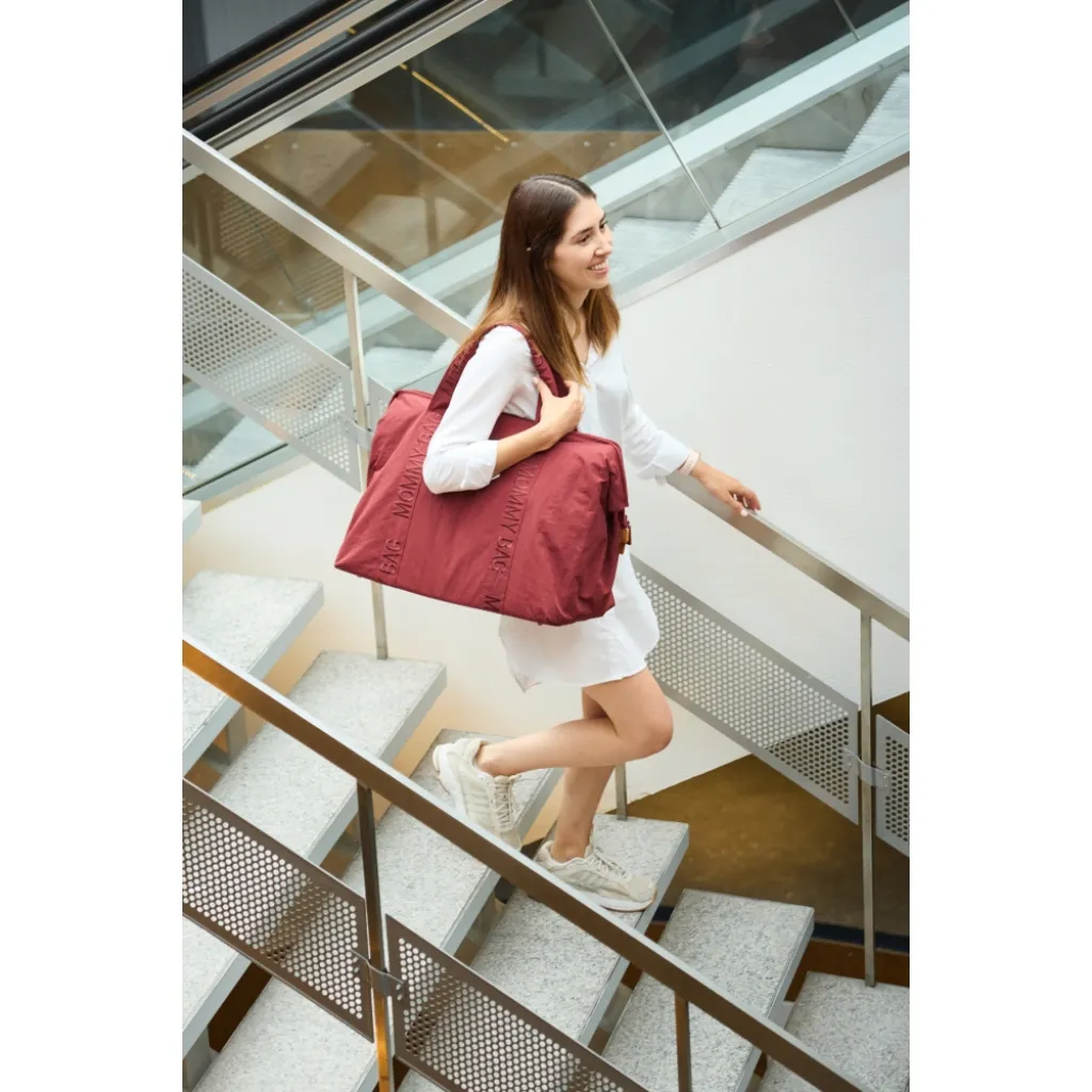 Сумка Childhome Mommy bag Signature, вишневый