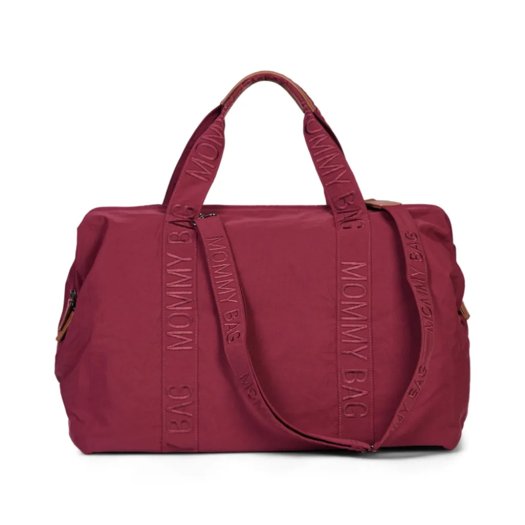 Сумка Childhome Mommy bag Signature, вишневый