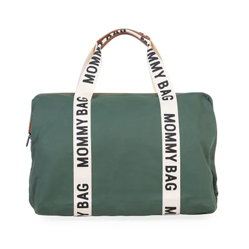 Сумка Childhome Mommy bag Signature, зеленый - Фото№1 Сумка Childhome Mommy bag Signature, зеленый - Фото№1