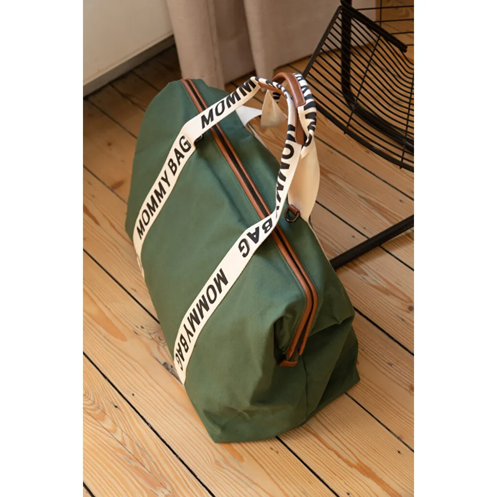 Сумка Childhome Mommy bag Signature, зеленый Сумка Childhome Mommy bag Signature, зеленый