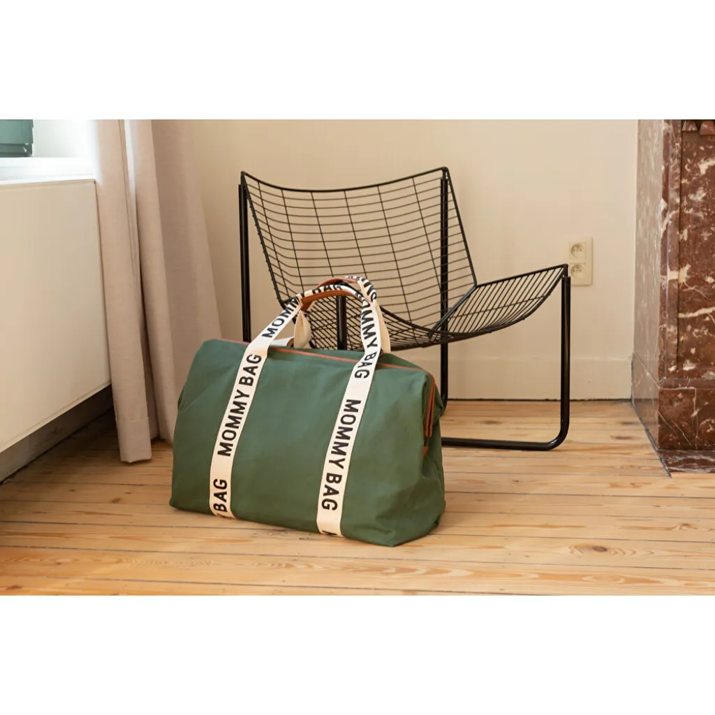 Сумка Childhome Mommy bag Signature, зеленый Сумка Childhome Mommy bag Signature, зеленый