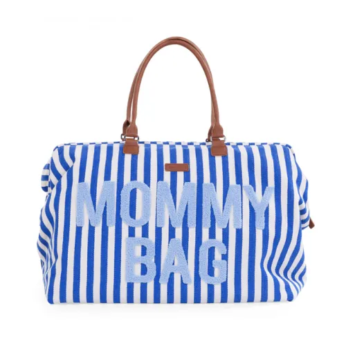 Сумка Childhome Mommy bag stripes, голубой - Фото№1