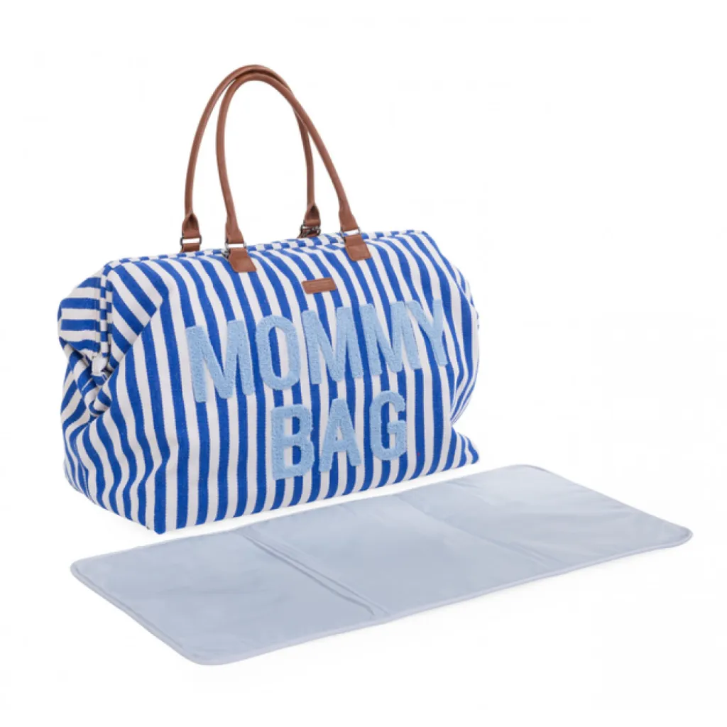 Сумка Childhome Mommy bag stripes, голубой