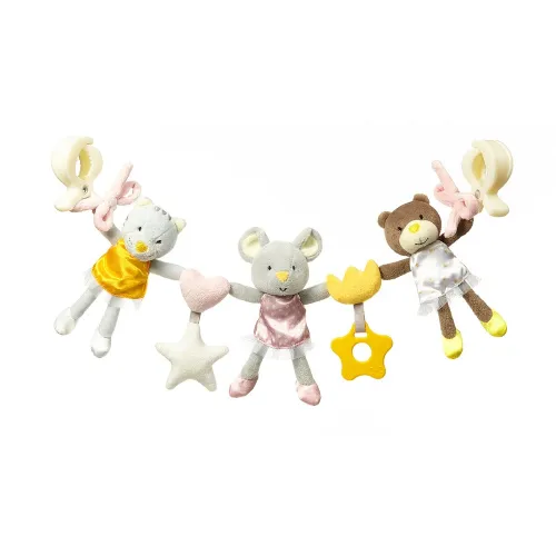 Игрушка - подвеска Babyono "Друзья" - Фото№1 Игрушка - подвеска Babyono "Друзья" - Фото№1