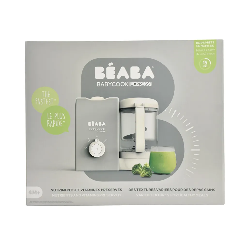 Пароварка - блендер Beaba Babycook Express, сірий Пароварка - блендер Beaba Babycook Express, сірий