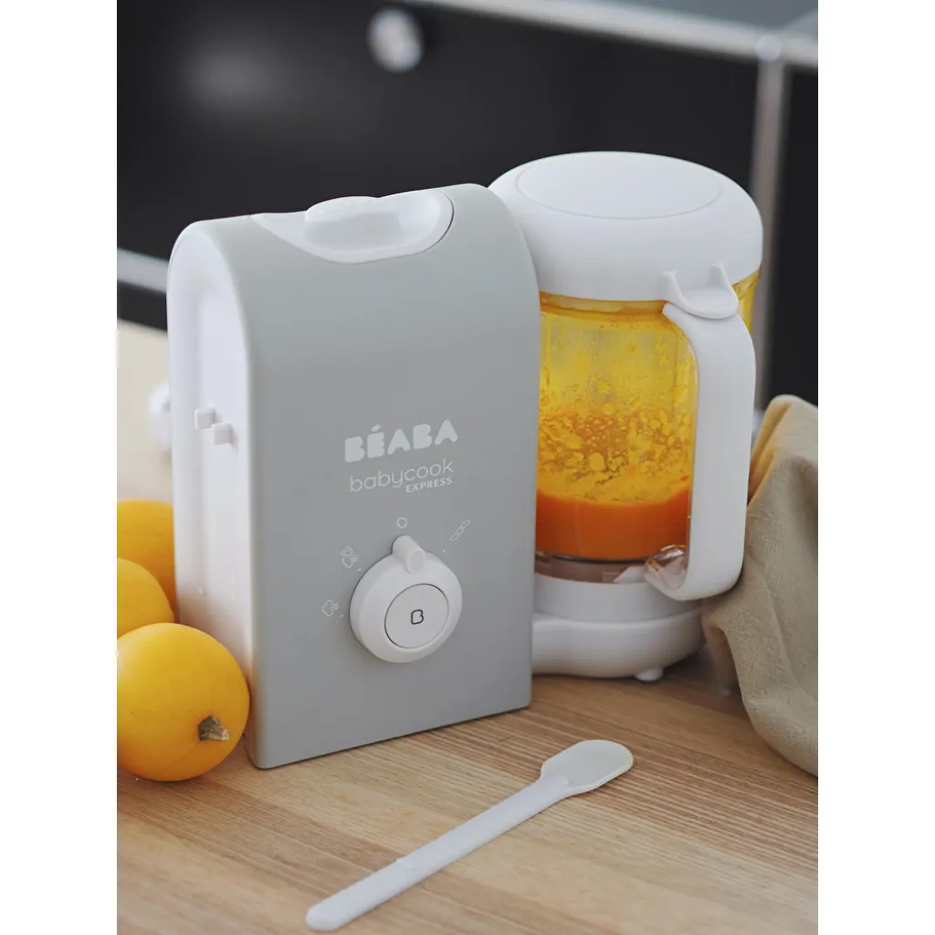 Пароварка - блендер Beaba Babycook Express, сірий Пароварка - блендер Beaba Babycook Express, сірий