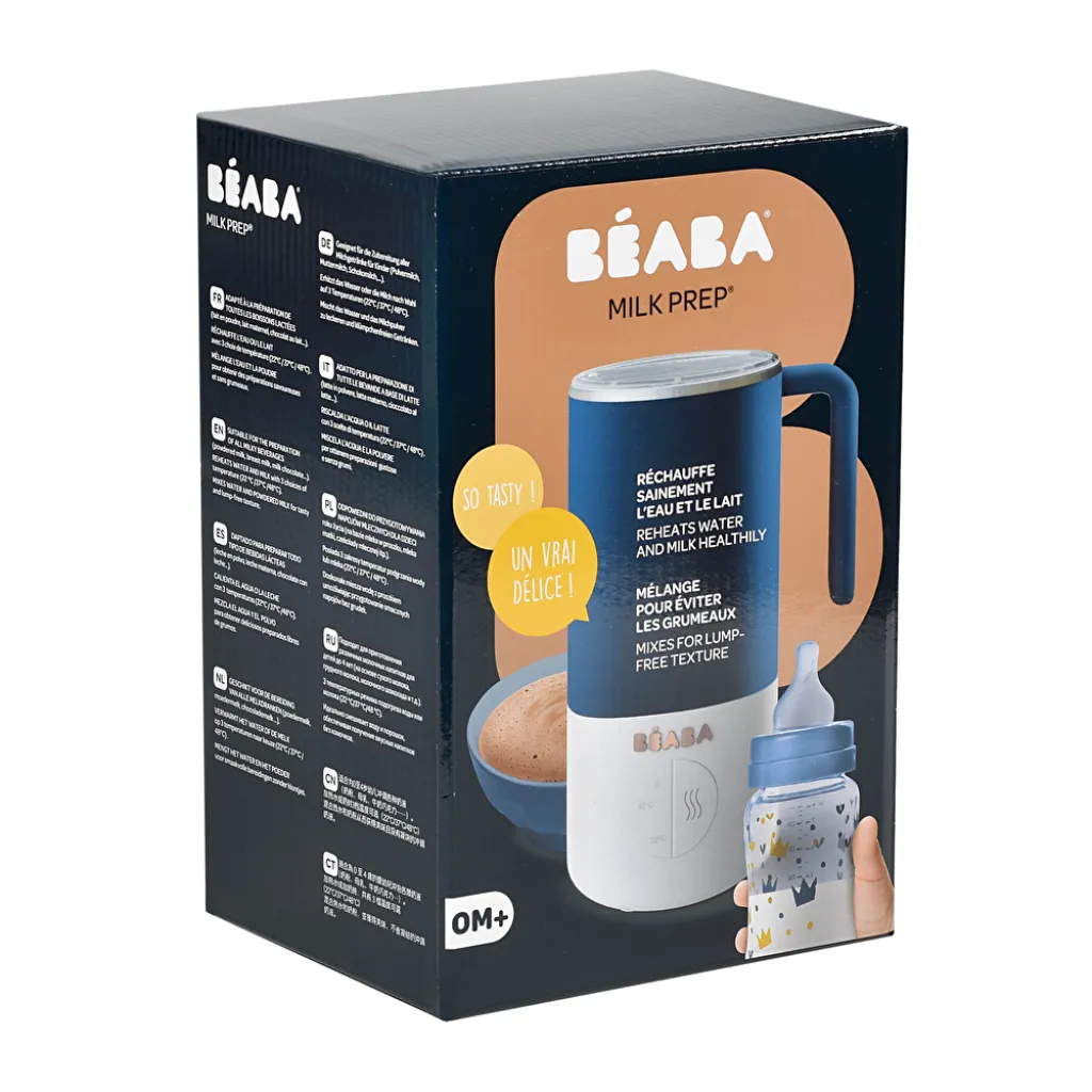 Миксер-подогреватель напитков для детей Beaba Milk Prep, синий Миксер-подогреватель напитков для детей Beaba Milk Prep, синий
