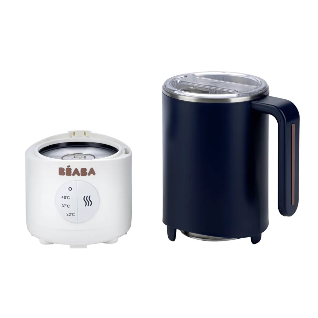 Миксер-подогреватель напитков для детей Beaba Milk Prep, синий Миксер-подогреватель напитков для детей Beaba Milk Prep, синий