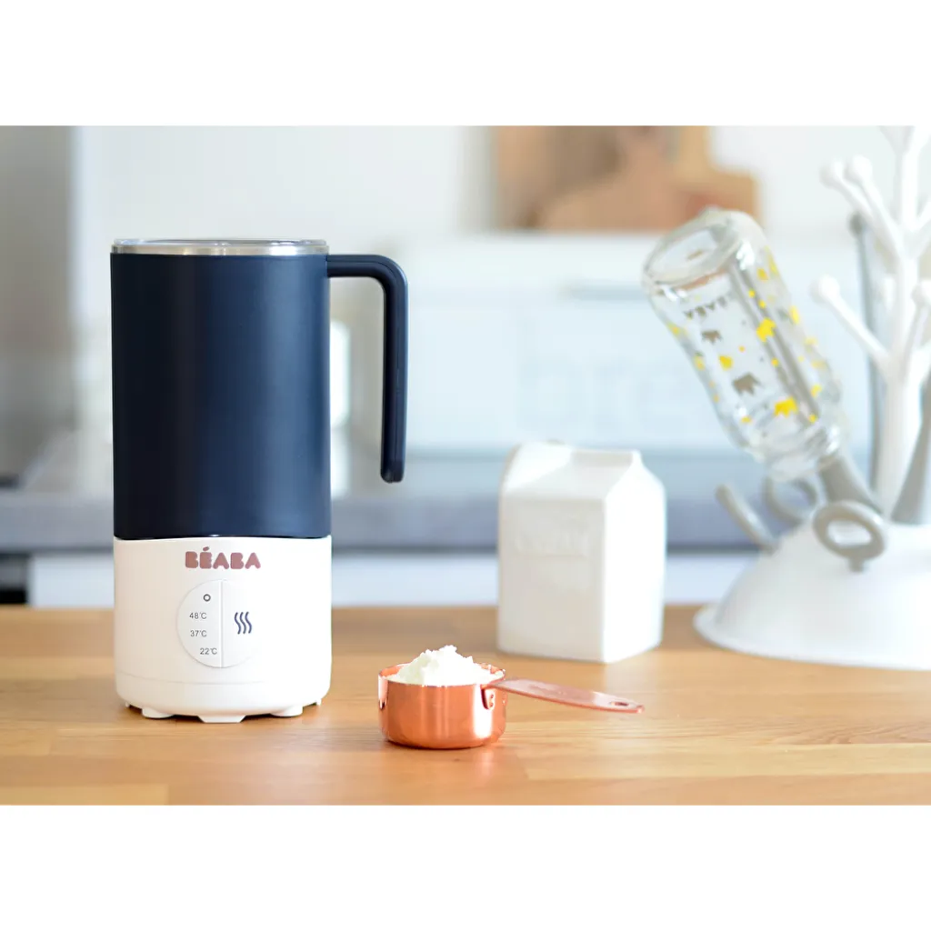 Миксер-подогреватель напитков для детей Beaba Milk Prep, синий Миксер-подогреватель напитков для детей Beaba Milk Prep, синий