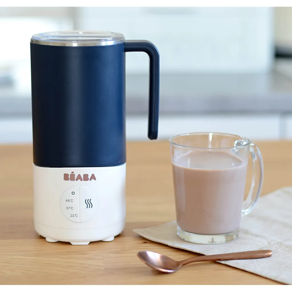Миксер-подогреватель напитков для детей Beaba Milk Prep, синий Миксер-подогреватель напитков для детей Beaba Milk Prep, синий