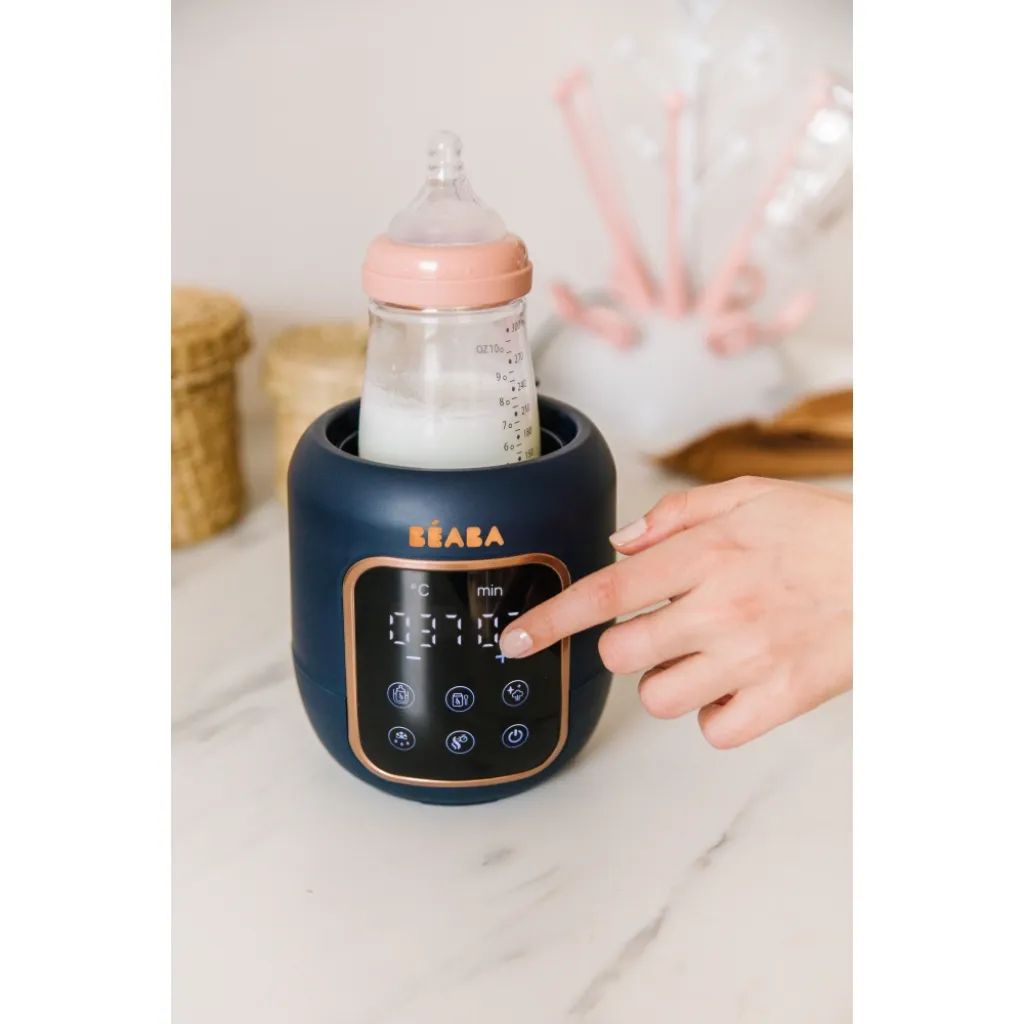 Підігрівач-стерилізатор пляшечок Beaba Multi Milk, синій Підігрівач-стерилізатор пляшечок Beaba Multi Milk, синій
