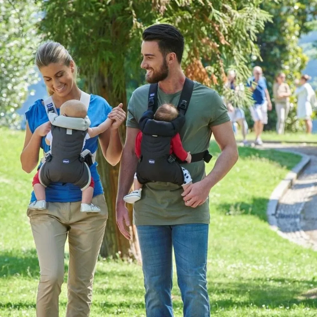 Нагрудная сумка Chicco EasyFit, сірий