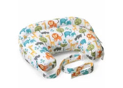 Подушка для кормления Chicco Boppy Deluxe, белый с цветными фигурками Подушка для кормления Chicco Boppy Deluxe, белый с цветными фигурками