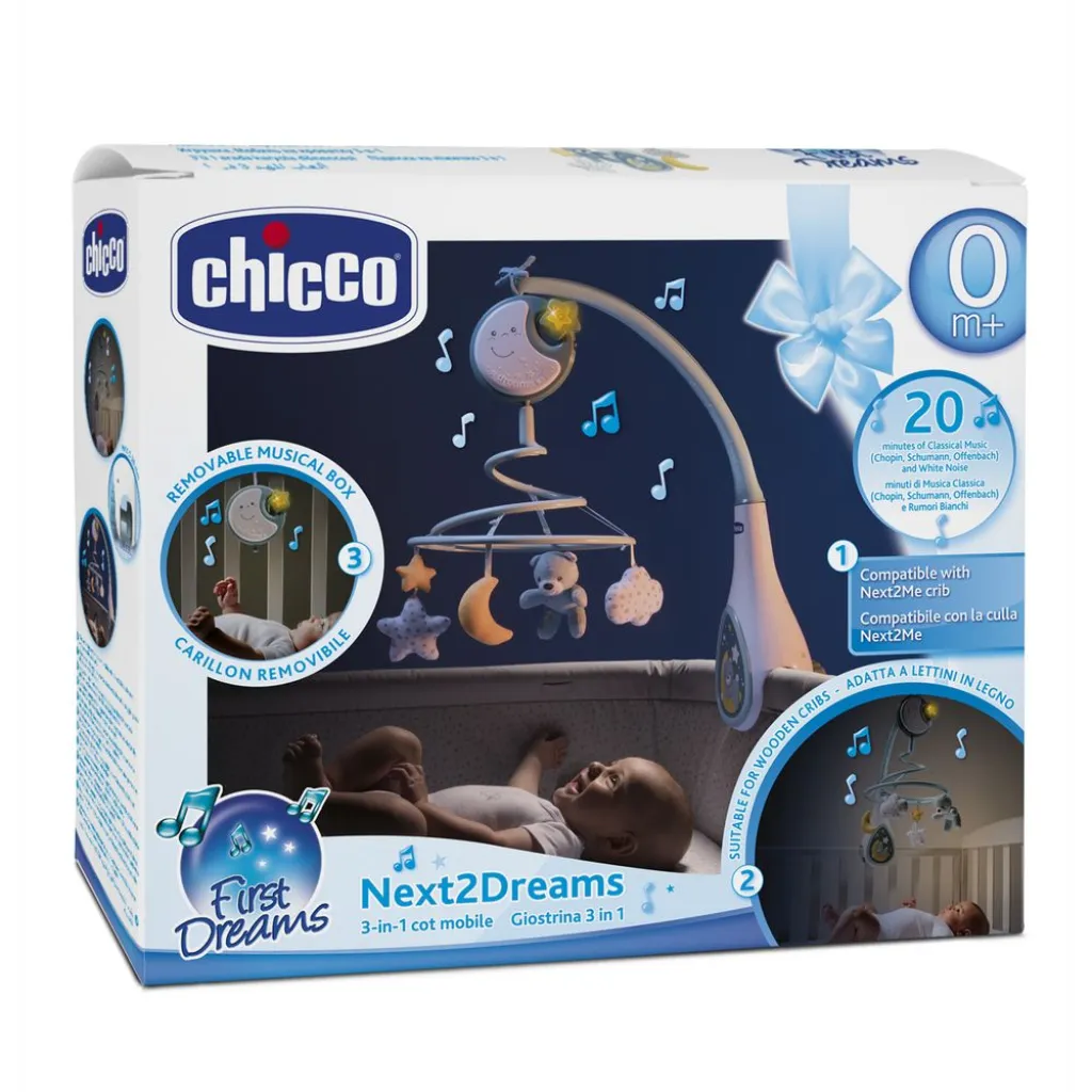 Мобіль на ліжечко "Next2Dreams" Chicco, синій
