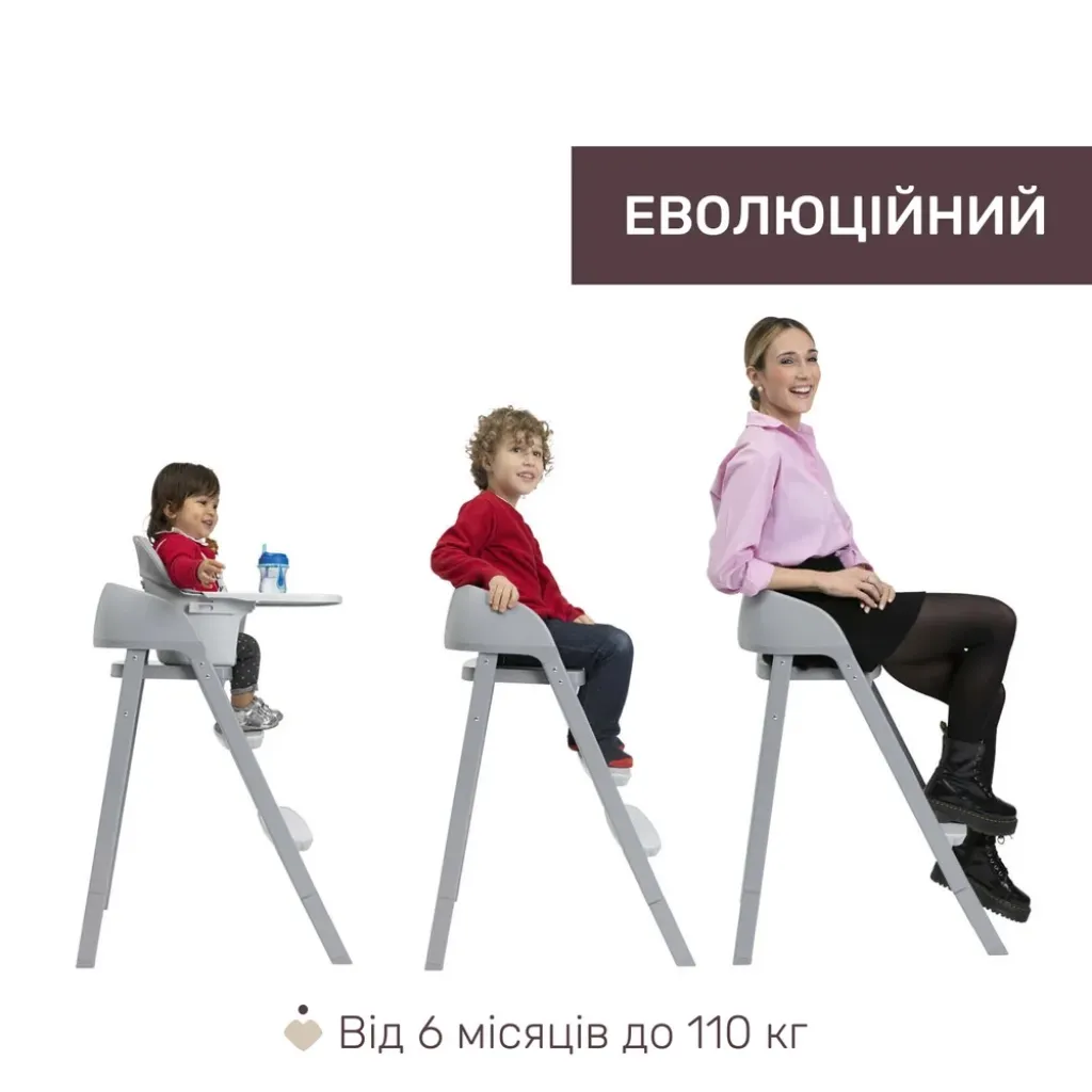 Стульчик для кормления Crescendo Up, черный