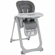 Стільчик для годування Polly Magic Chicco, сірий