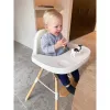 Стілець для годування Childhome Evolu 2 з бампером, білий - Фото№7