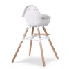 Стілець для годування Childhome Evolu 2 з бампером, білий - Фото№11