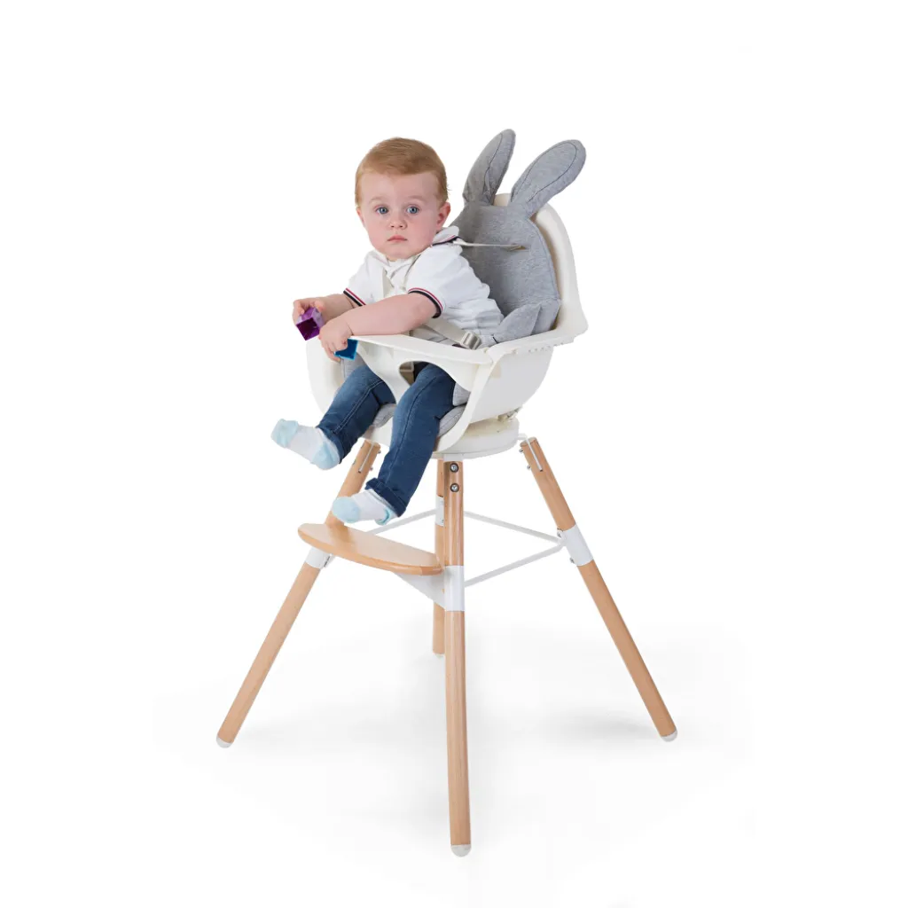 Подушка универсальная к стулу для кормления Childhome, rabit/grey Подушка универсальная к стулу для кормления Childhome, rabit/grey