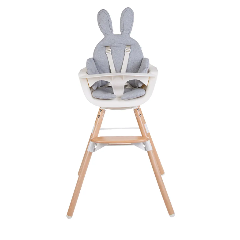 Подушка универсальная к стулу для кормления Childhome, rabit/grey Подушка универсальная к стулу для кормления Childhome, rabit/grey