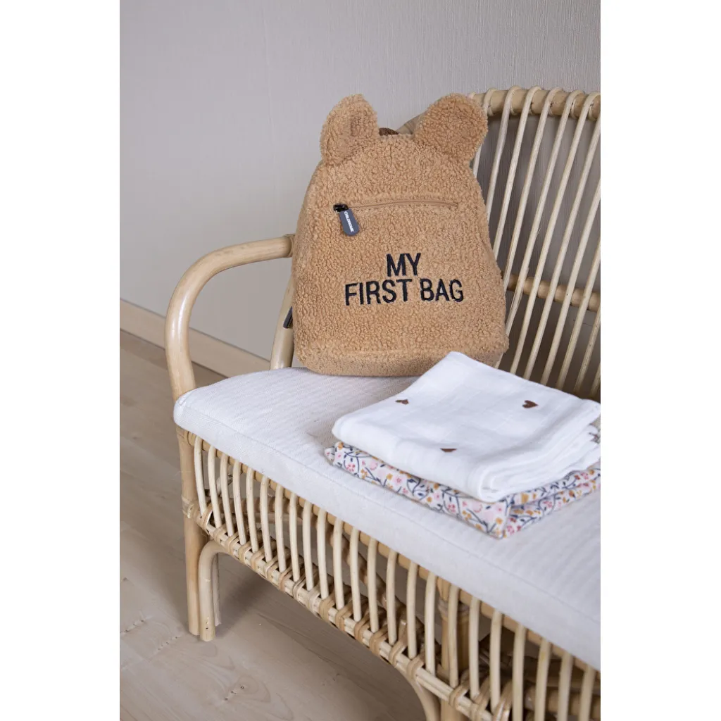 Рюкзак детский Childhome My first bag, бежевый