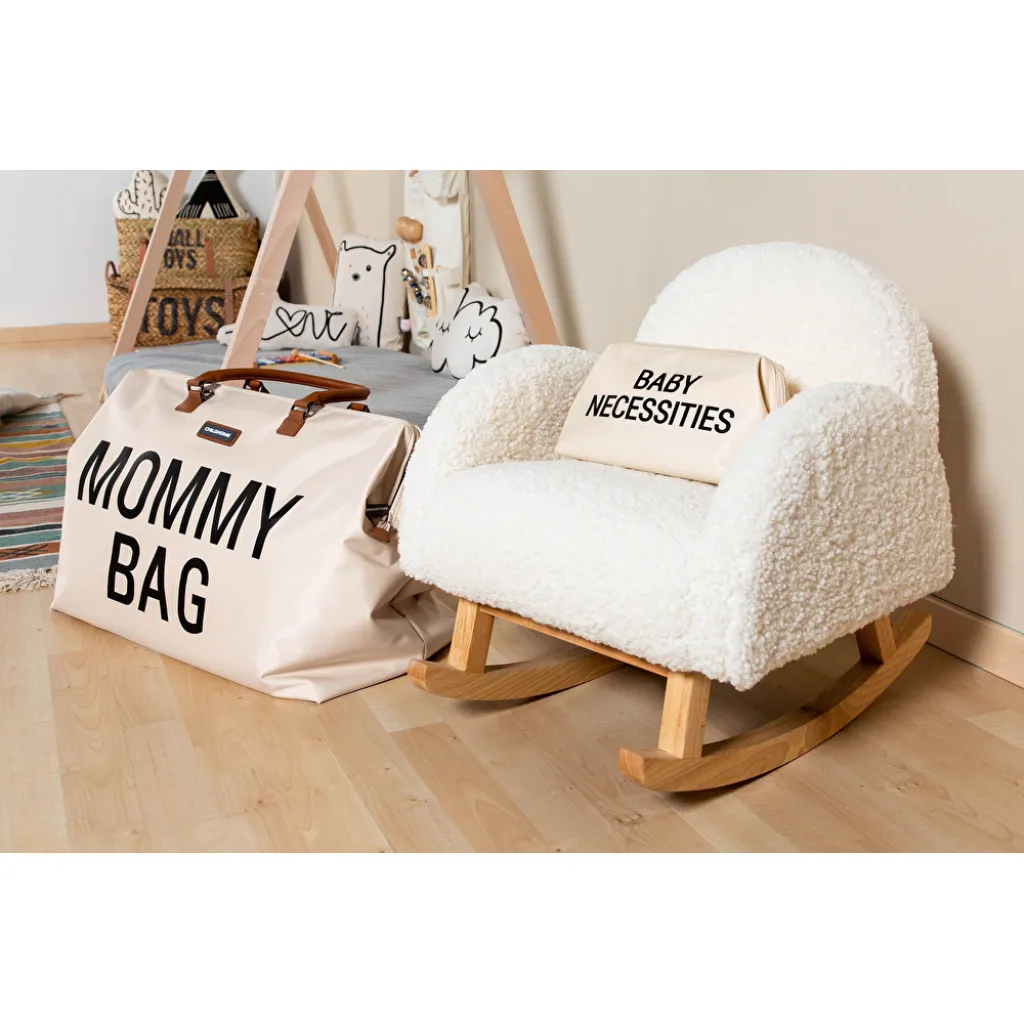 Крісло - гойдалка дитяче Childhome teddy, білий Крісло - гойдалка дитяче Childhome teddy, білий