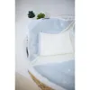 Полотенце с капюшоном Childhome 80x80, голубой с цветочками - Фото№5