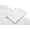 Полотенце с капюшоном Childhome 80x80, голубой с цветочками - Фото№4