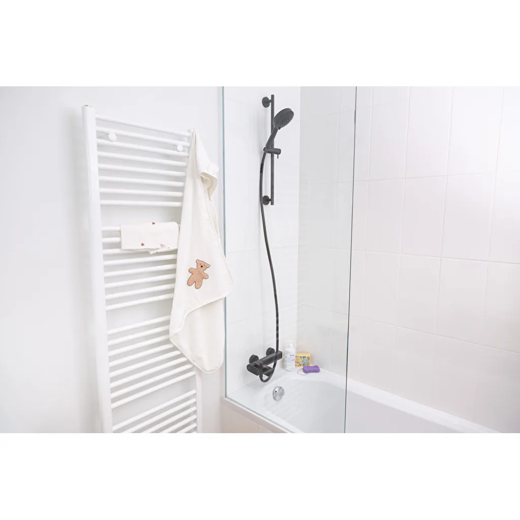 Полотенце с капюшоном Childhome 80x80 terry teddy, белый Полотенце с капюшоном Childhome 80x80 terry teddy, белый