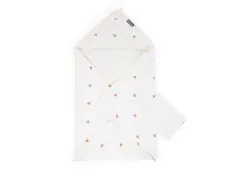 Полотенце с капюшоном Childhome 80x80 hearts, белый Полотенце с капюшоном Childhome 80x80 hearts, белый
