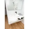 Полотенце с капюшоном Childhome 80x80 hearts, белый - Фото№6