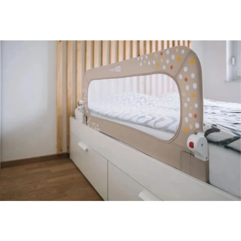 Защитный бортик для кровати FreeON little dots, бежевый Защитный бортик для кровати FreeON little dots, бежевый