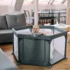 Манеж дитячий FreeON Hexagon, сірий - Фото№4