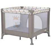 Манеж дитячий FreeON Square Giraffe, сірий