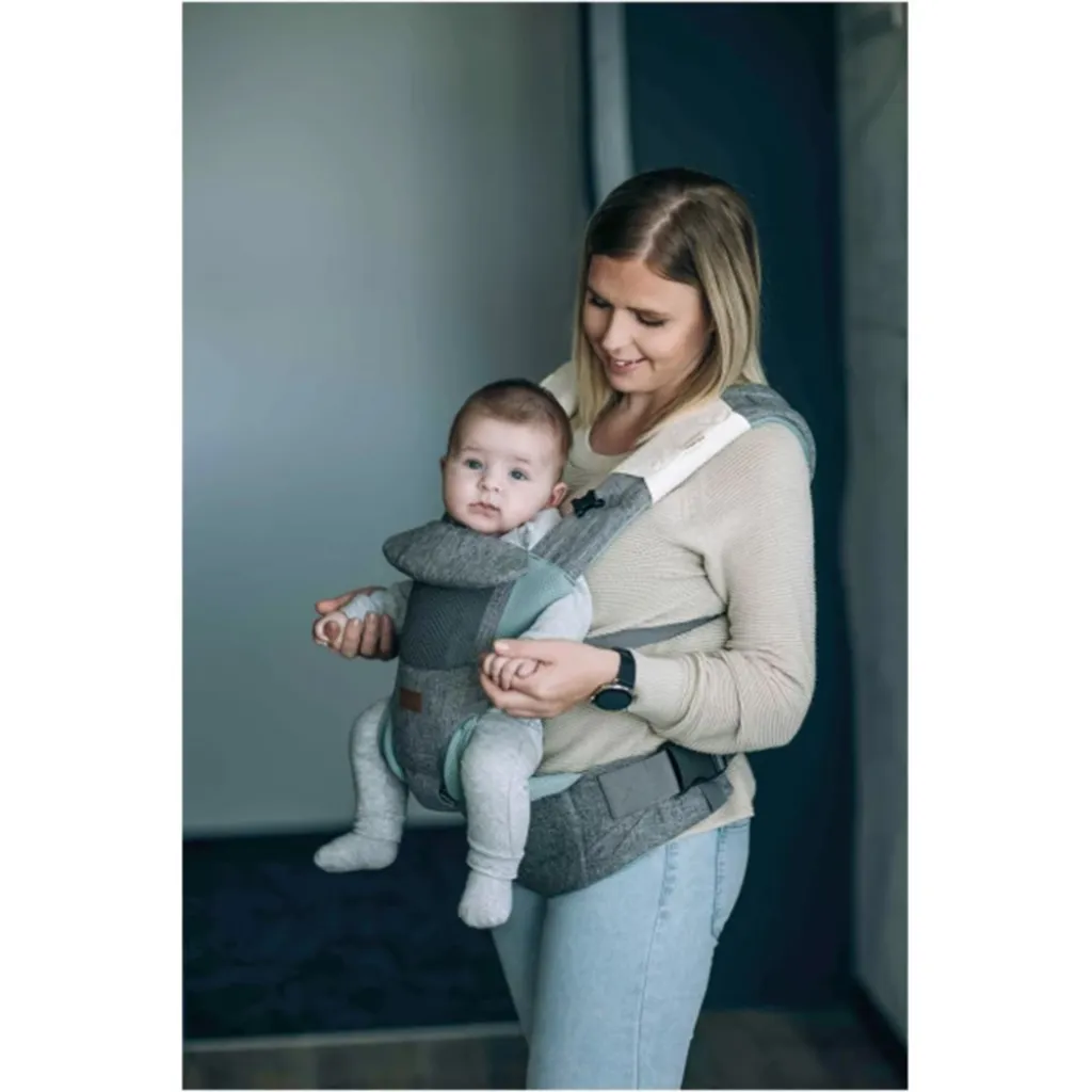 Сумка-кенгуру FreeON Easy Move 3 в 1, м'ятний/сірий Сумка-кенгуру FreeON Easy Move 3 в 1, м'ятний/сірий